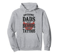 Beard Lover Bearded Dad Awesome Dads Have Hoodie - Graphic Print Men Women - T-Shirt, Sweatshirt, Hoodie