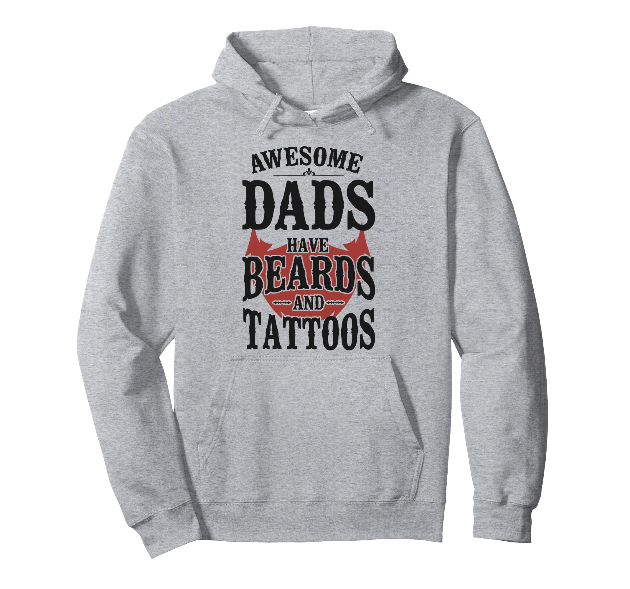 Beard Lover Bearded Dad Awesome Dads Have Hoodie - Graphic Print Men Women - T-Shirt, Sweatshirt, Hoodie