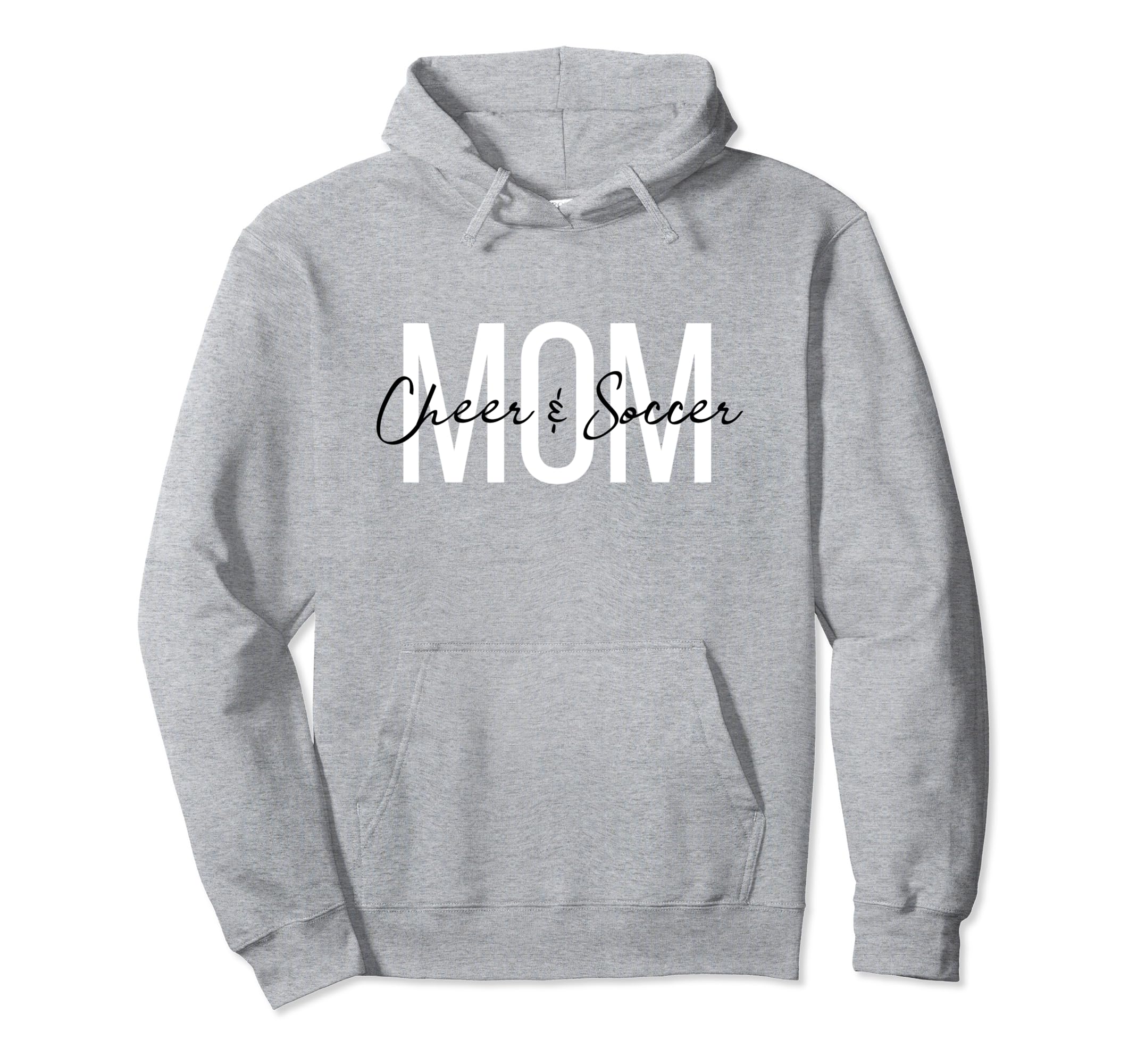 Cheer And Soccer Mom Life Soccer Hoodie - Fun Novelty Design Men Women - T-Shirt, Sweatshirt, Hoodie