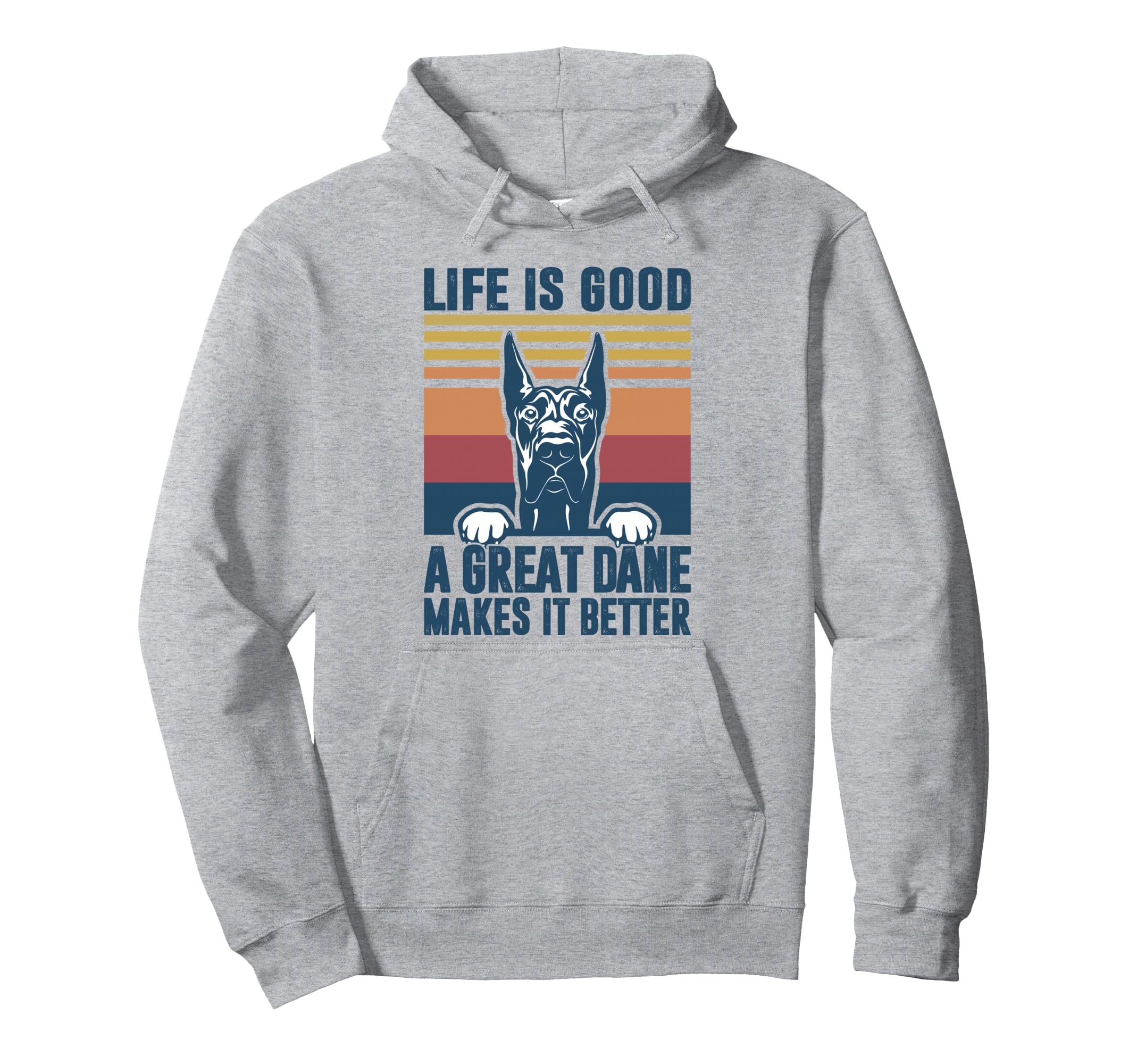 Great Dane Gifts Great Dane Dog Dad Hoodie - Fun Novelty Design Men Women - T-Shirt, Sweatshirt, Hoodie