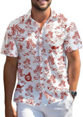 Cartoon Character Hawaiian Men Comics Movie Button - Adult & Kids T-Shirts, Sweatshirts & Hoodies apparel design preview 1