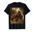 Bigfoot Tractor Farmer Dad Farming T-Shirt - Aesthetic Graphic Men Women - T-Shirt, Sweatshirt, Hoodie