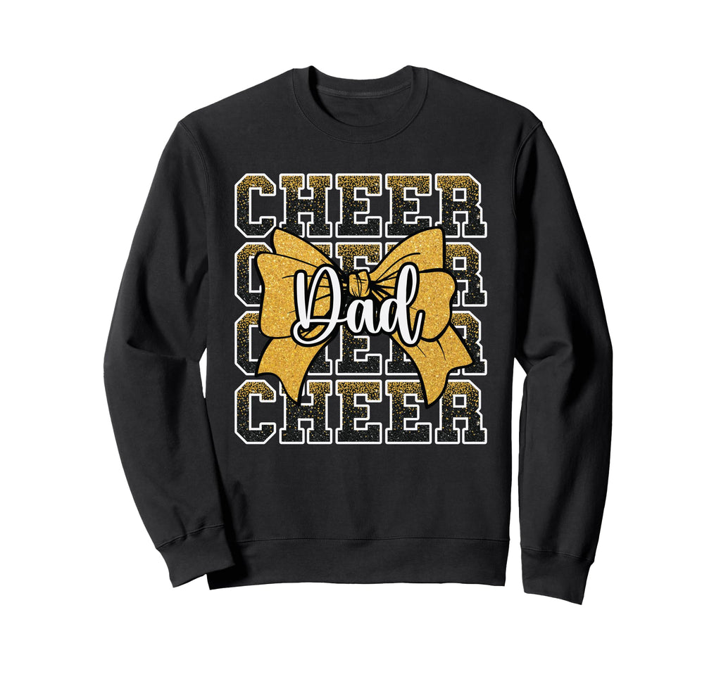 Cheer Dad Daddy Bow Sport Sweatshirt - Aesthetic Graphic Unisex - T-Shirt, Sweatshirt, Hoodie