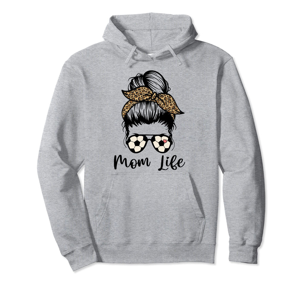 Soccer Mom Funny Soccer Ball Cheer Mom Hoodie - Unique Graphic for Adults - T-Shirt, Sweatshirt, Hoodie