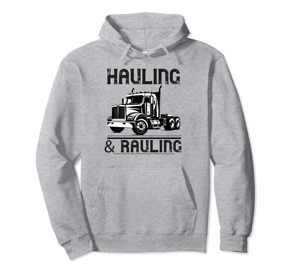 Truck Driver Trucker Dad Funny Hoodie - Minimalist Print Men Women - T-Shirt, Sweatshirt, Hoodie