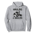 Truck Driver Trucker Dad Funny Hoodie - Minimalist Print Men Women - T-Shirt, Sweatshirt, Hoodie