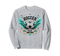 Soccer Dad Family Matching Dad Fathers Sweatshirt - Graphic Print Unisex - T-Shirt, Sweatshirt, Hoodie