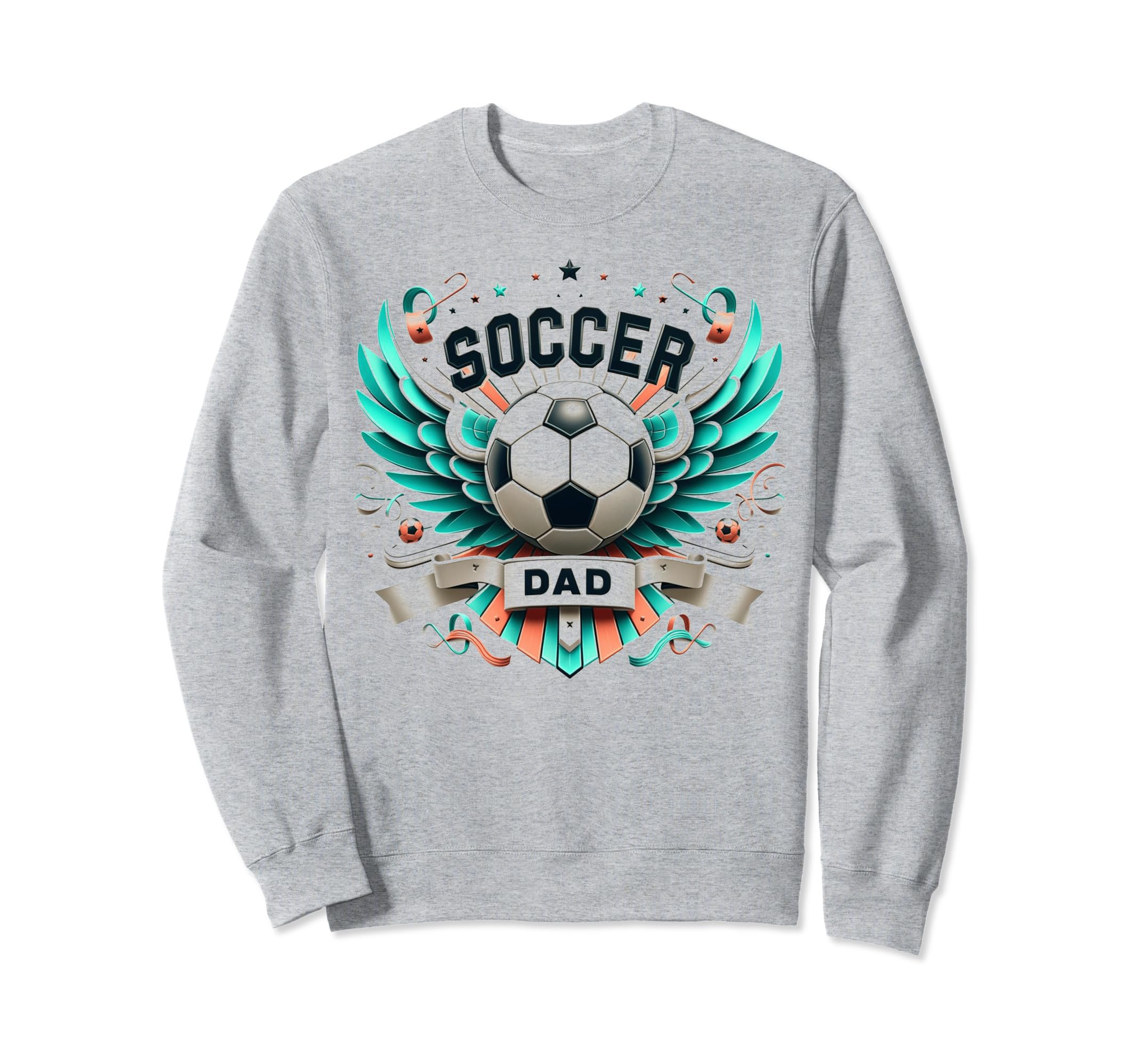 Soccer Dad Family Matching Dad Fathers Sweatshirt - Graphic Print Unisex - T-Shirt, Sweatshirt, Hoodie