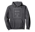 Proud Dog Dad Gift Dog Dad Paw Hoodie - Minimalist Print for Adults - T-Shirt, Sweatshirt, Hoodie