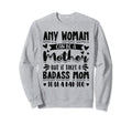It Takes Badass Mom To Be Dad Single Sweatshirt - Aesthetic Graphic Unisex - T-Shirt, Sweatshirt, Hoodie