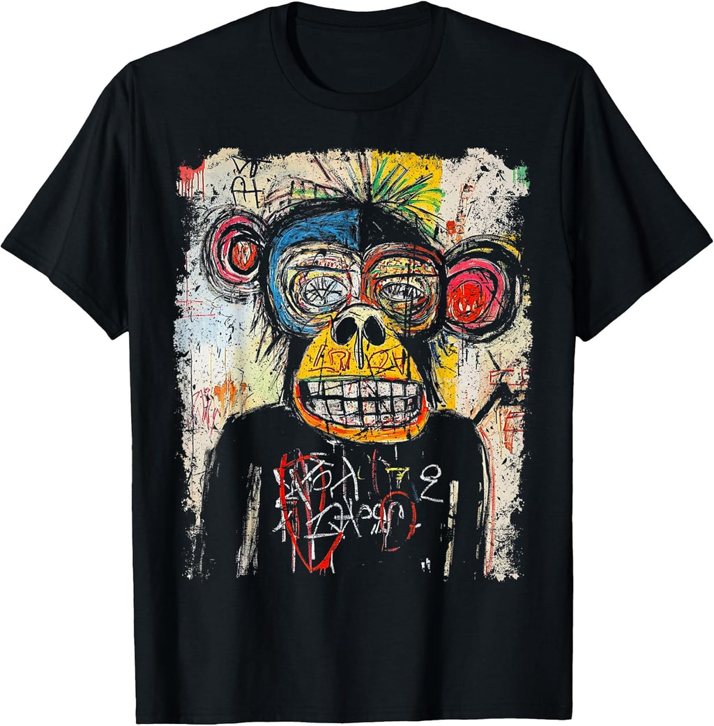 Pop Art Style Monkey 90s Men's Graffiti - Adult & Kids T-Shirts, Sweatshirts & Hoodies apparel design preview 1