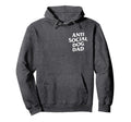Anti Social Dog Dad Hoodie - Trendy Graphic Men Women - T-Shirt, Sweatshirt, Hoodie