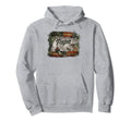 Papa Bear Distressed Us Flag Funny Hoodie - Graphic Print Men Women - T-Shirt, Sweatshirt, Hoodie