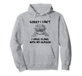 Sorry I Cant I Have Plans My Dragon Bearded Hoodie - Graphic Print Unisex - T-Shirt, Sweatshirt, Hoodie