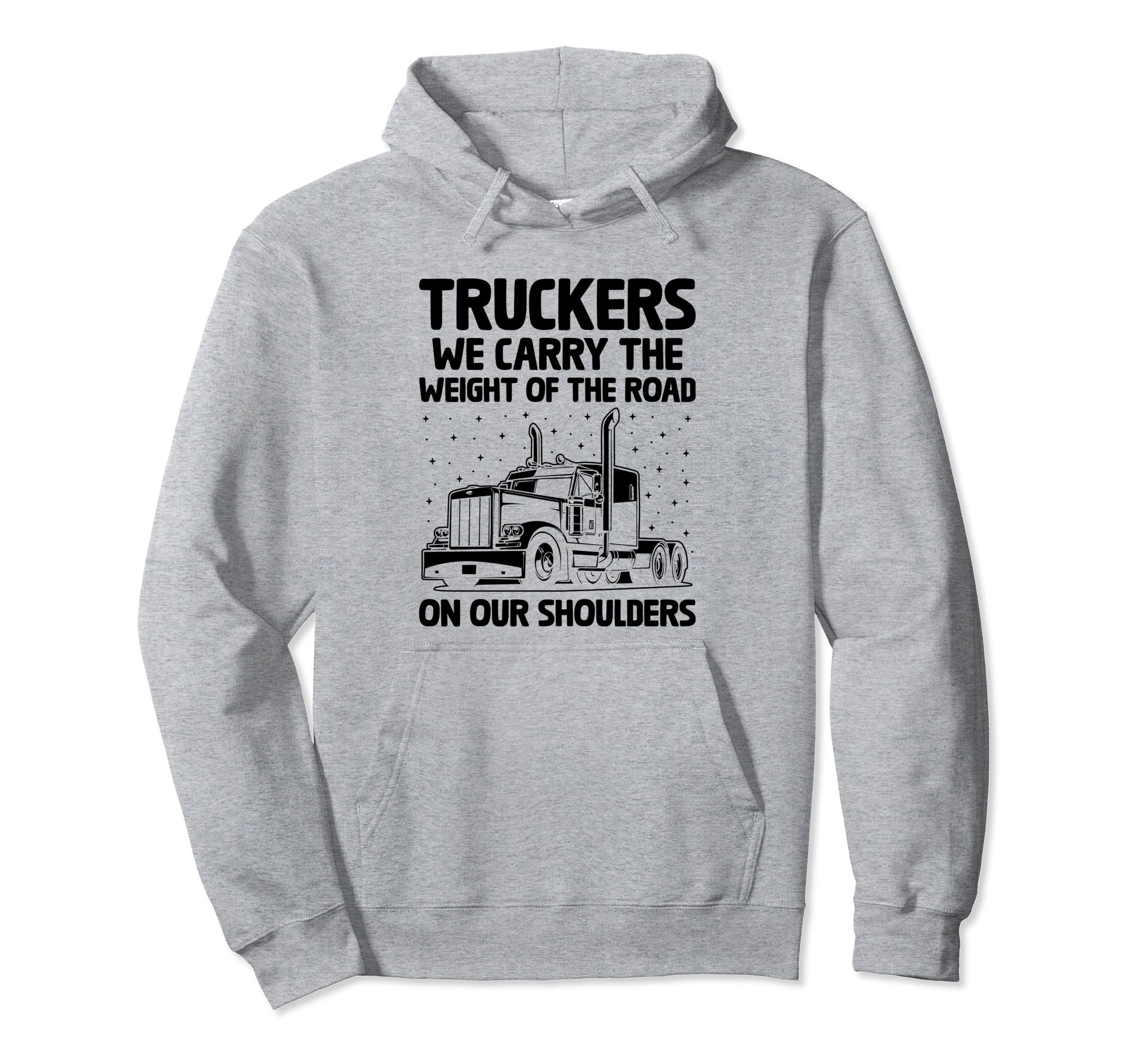 Trucker Driving Dad Trucker Father Hoodie - Streetwear Style for Adults - T-Shirt, Sweatshirt, Hoodie
