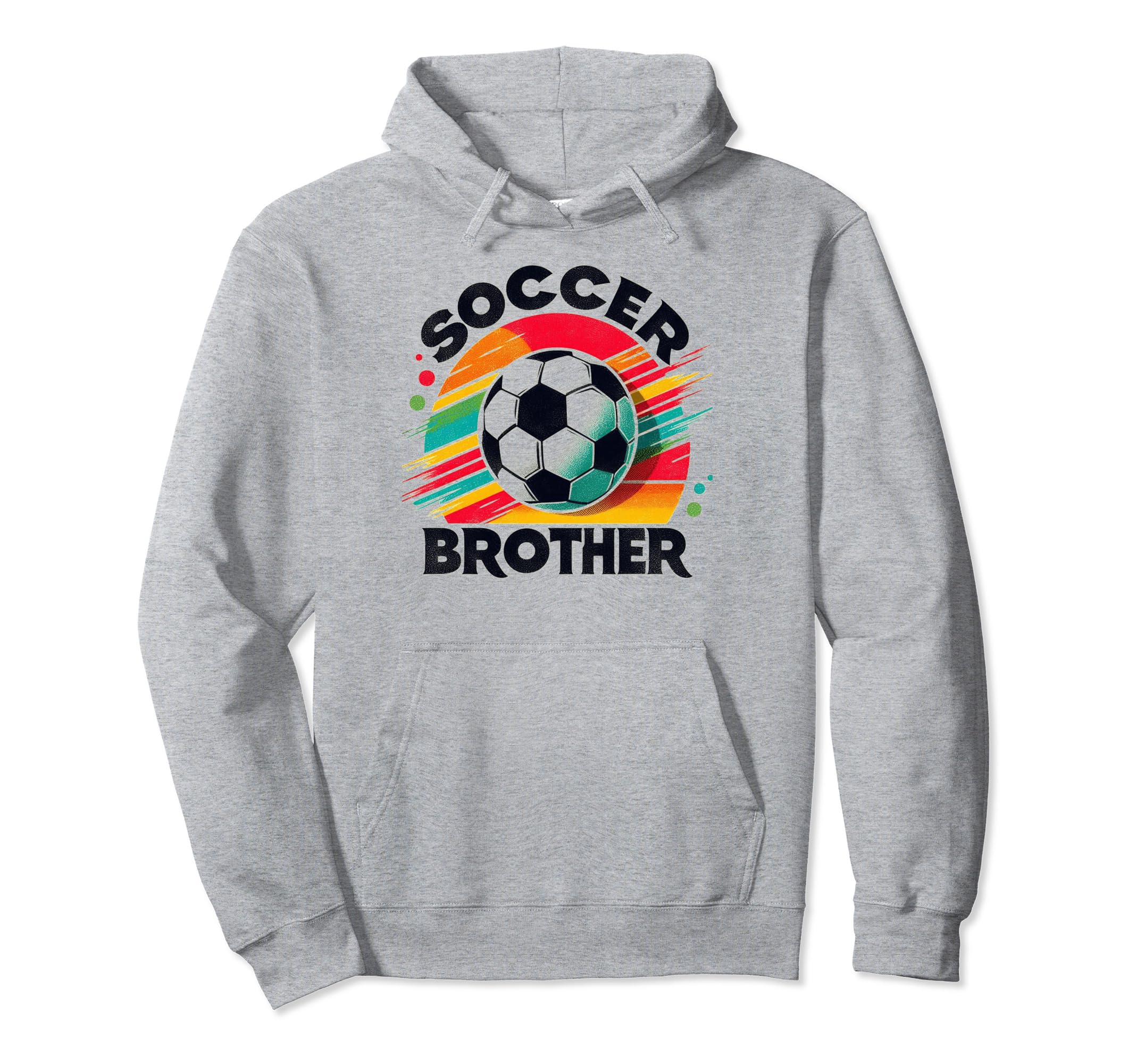 Soccer Brother Family Matching Team Hoodie - Novelty Apparel for Adults - T-Shirt, Sweatshirt, Hoodie