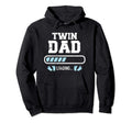 Twin Dad Loading Hoodie - Unique Graphic for Adults - T-Shirt, Sweatshirt, Hoodie