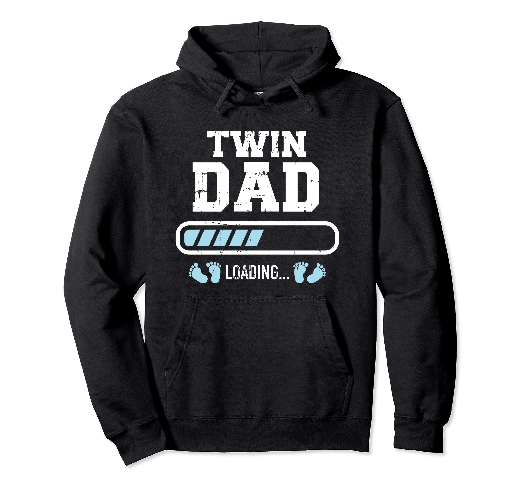 Twin Dad Loading Hoodie - Unique Graphic for Adults - T-Shirt, Sweatshirt, Hoodie