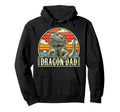 Bearded Dragon Dad Sunset Pogona Lizard Hoodie - Unique Graphic for Adults - T-Shirt, Sweatshirt, Hoodie