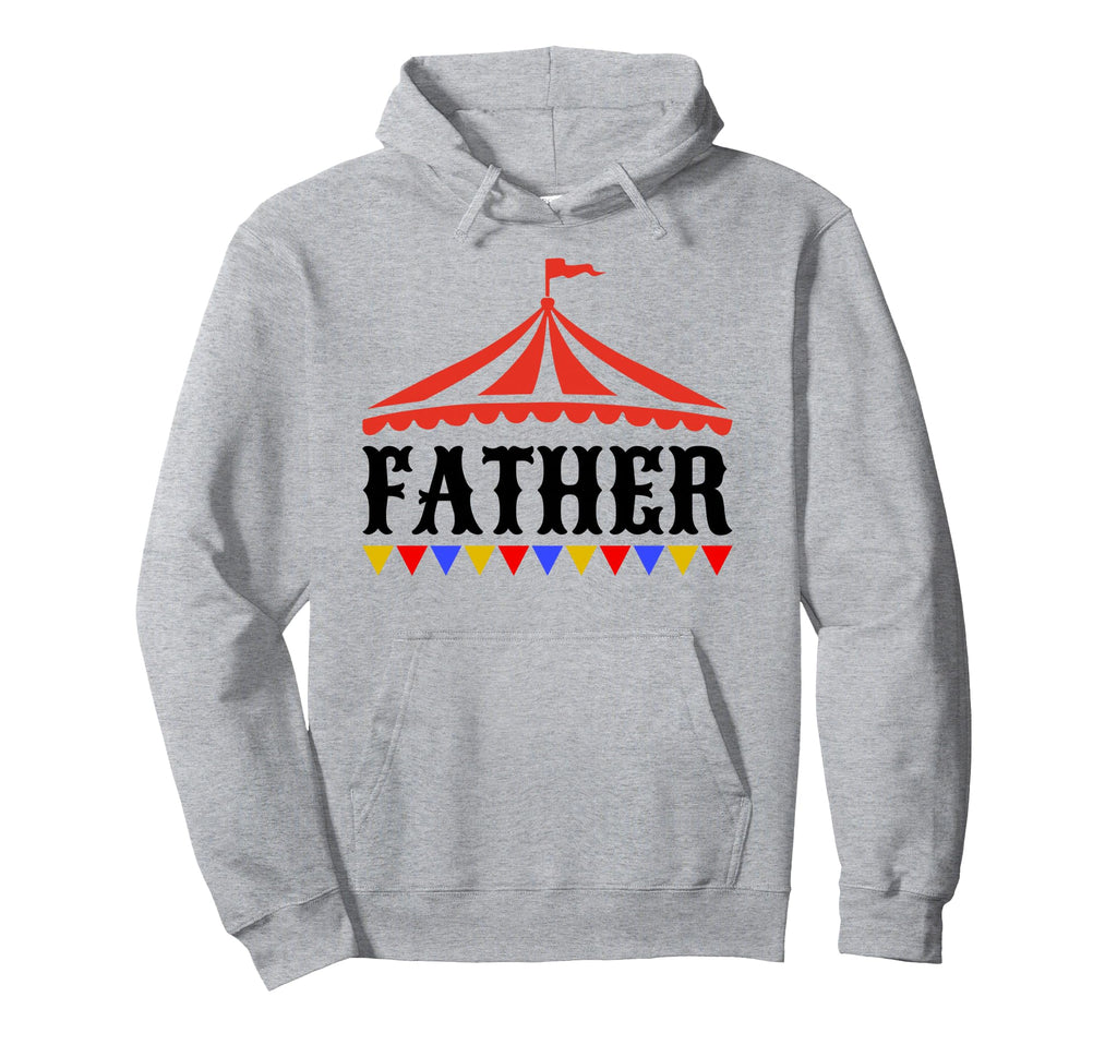 Circus Father Birthday Carnival Family Hoodie - Minimalist Print for Adults - T-Shirt, Sweatshirt, Hoodie