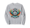 Soccer Papa Family Matching Dad Sweatshirt - Minimalist Print for Adults - T-Shirt, Sweatshirt, Hoodie