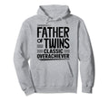 Twin Dad Funny Daddy Fathers Day Hoodie - Graphic Print Men Women - T-Shirt, Sweatshirt, Hoodie
