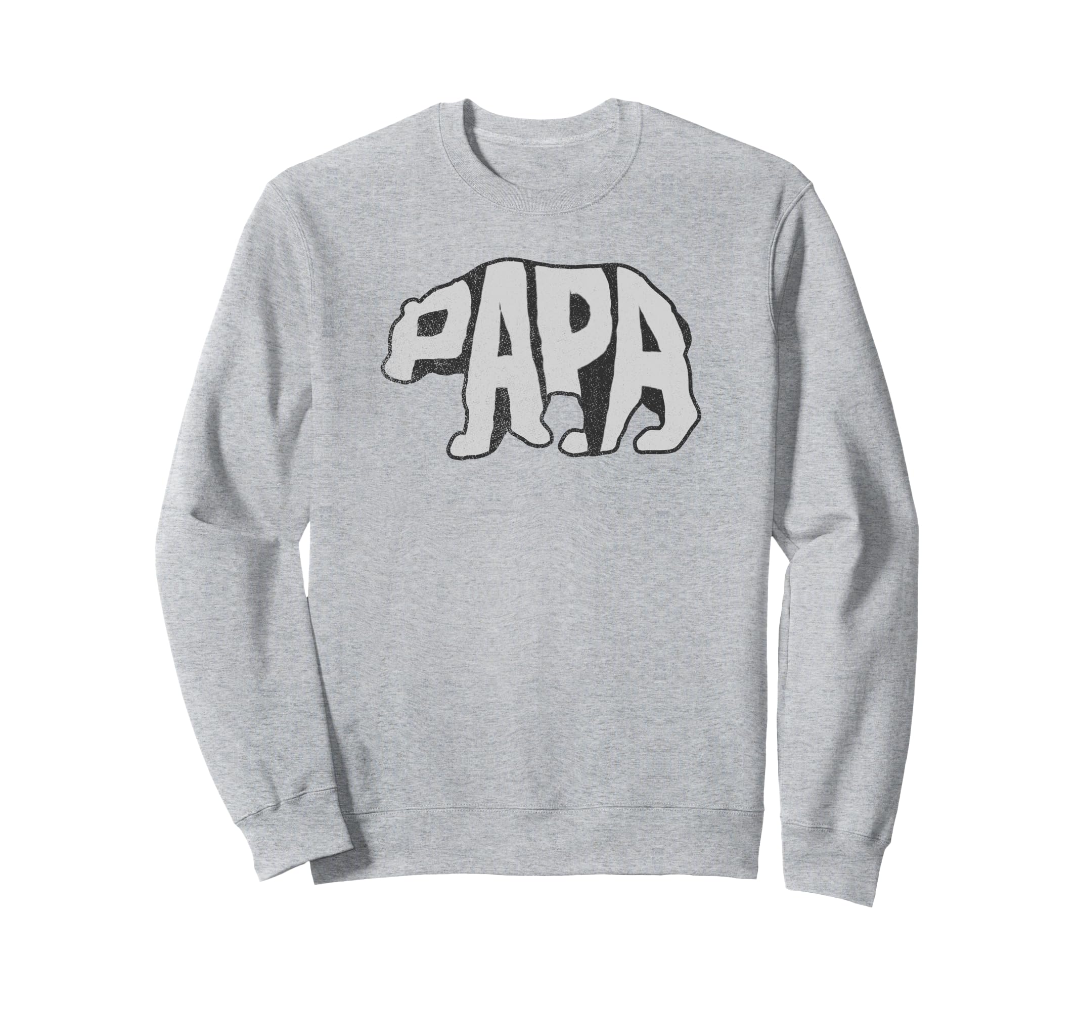 Trendy Centered Papa Bear Sweatshirt - Graphic Print for Adults - T-Shirt, Sweatshirt, Hoodie