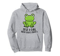 Frog I Just Really Like Frogs Hoodie - Casual Everyday Wear for Adults - T-Shirt, Sweatshirt, Hoodie
