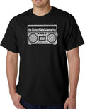 Men's Word Art Greatest Rap Hits of The 1980's - Adult & Kids T-Shirts, Sweatshirts & Hoodies apparel design preview 1