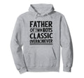Twin Dad Funny Daddy Fathers Day Hoodie - Custom Art Print Unisex - T-Shirt, Sweatshirt, Hoodie