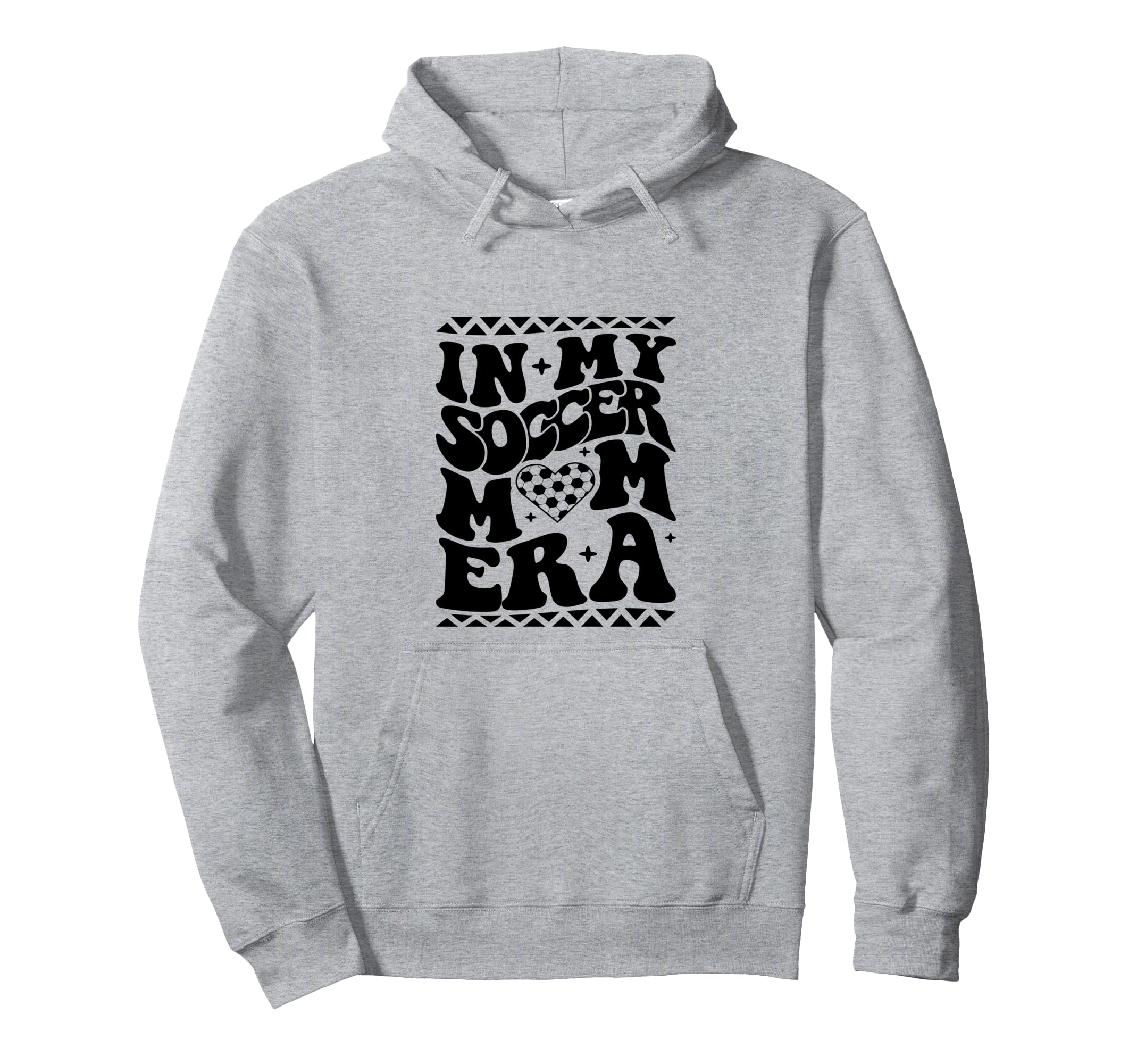 My Soccer Mom Era Groovy Soccer Mama Hoodie - Novelty Apparel for Adults - T-Shirt, Sweatshirt, Hoodie