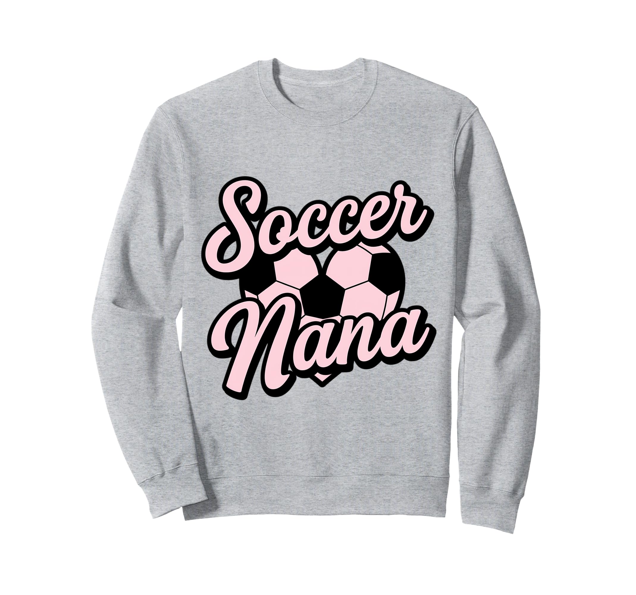 Soccer Nana Grandmother Grandson Sweatshirt - Minimalist Print Men Women - T-Shirt, Sweatshirt, Hoodie