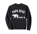 Papa Bear 3 Three Cubs Fun Dad Sweatshirt - Unique Graphic for Adults - T-Shirt, Sweatshirt, Hoodie