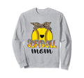 Messy Bun Mom Both Baseball Softball Sweatshirt - Trendy Graphic Men Women - T-Shirt, Sweatshirt, Hoodie