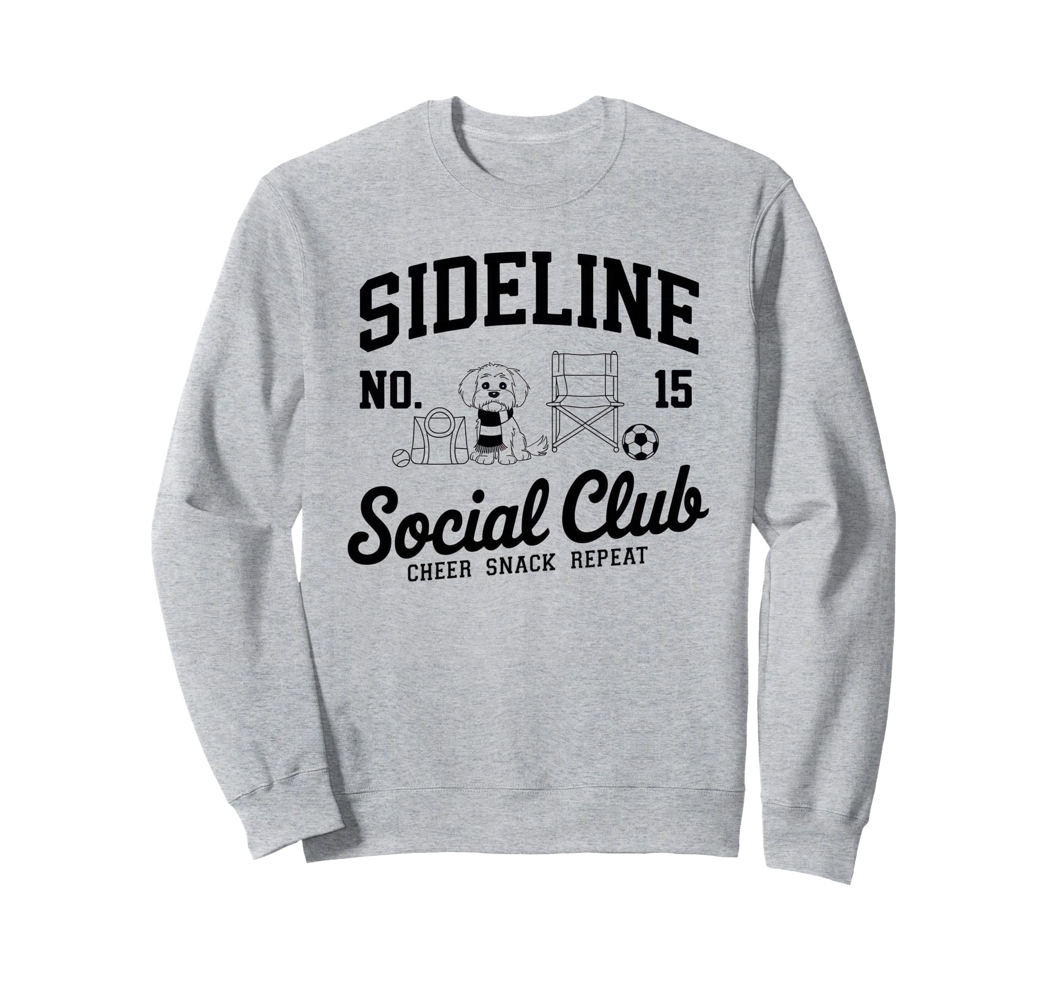 Sideline Social Club Soccer Sweatshirt - Casual Everyday Wear Men Women - T-Shirt, Sweatshirt, Hoodie