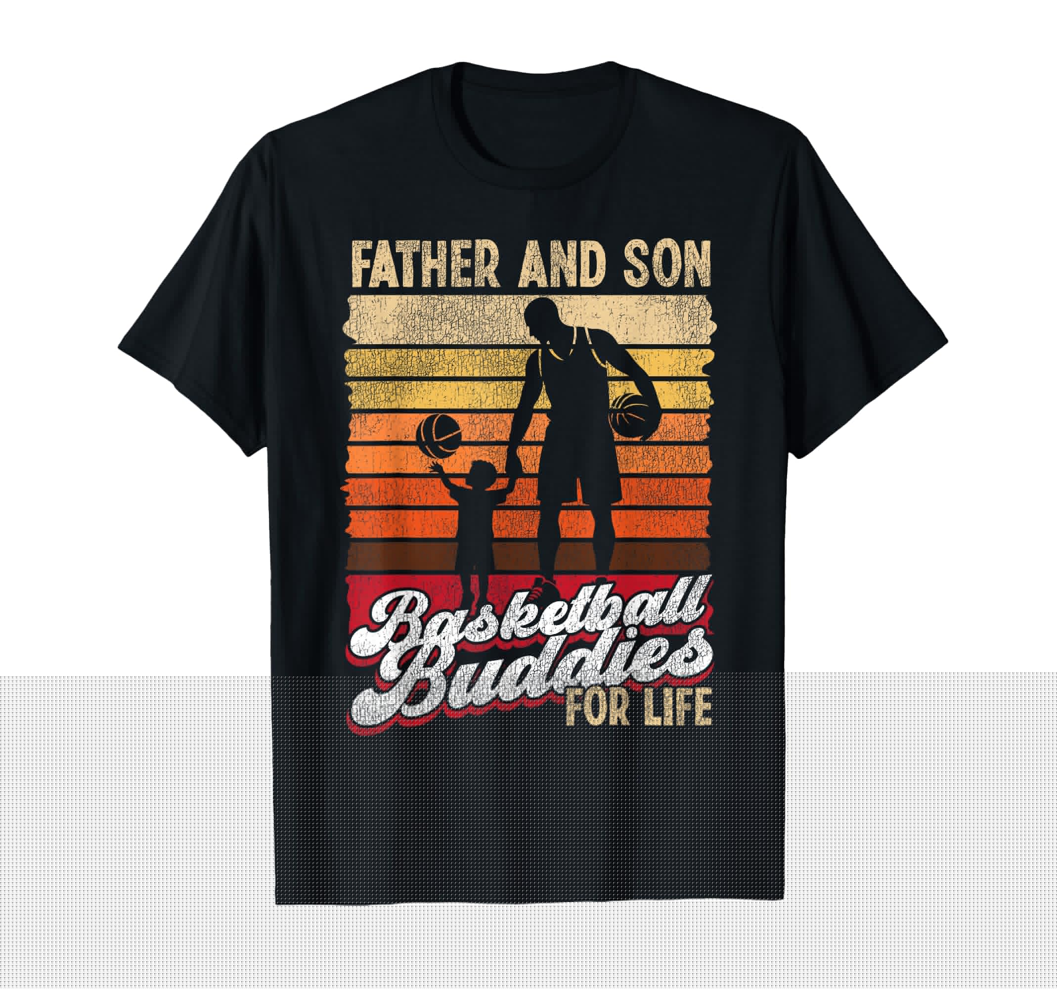 Basketball Bball Dad Son Father T-Shirt - Fun Novelty Design for Adults - T-Shirt, Sweatshirt, Hoodie
