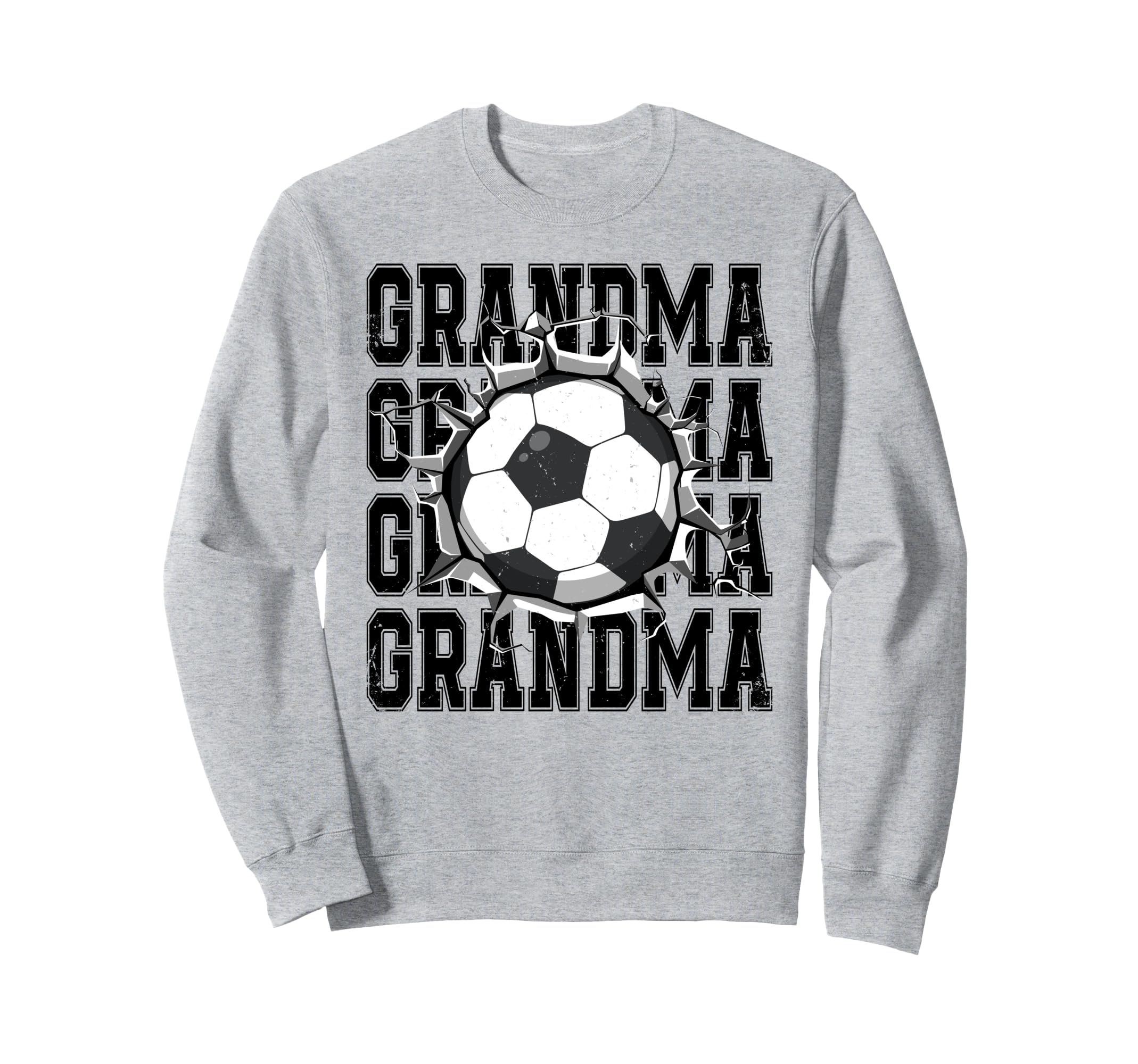 Soccer Grandma Cracked Wall Family Sweatshirt - Minimalist Print Unisex - T-Shirt, Sweatshirt, Hoodie