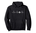 Soccer Ball Heartbeat Hoodie - Streetwear Style Men Women - T-Shirt, Sweatshirt, Hoodie