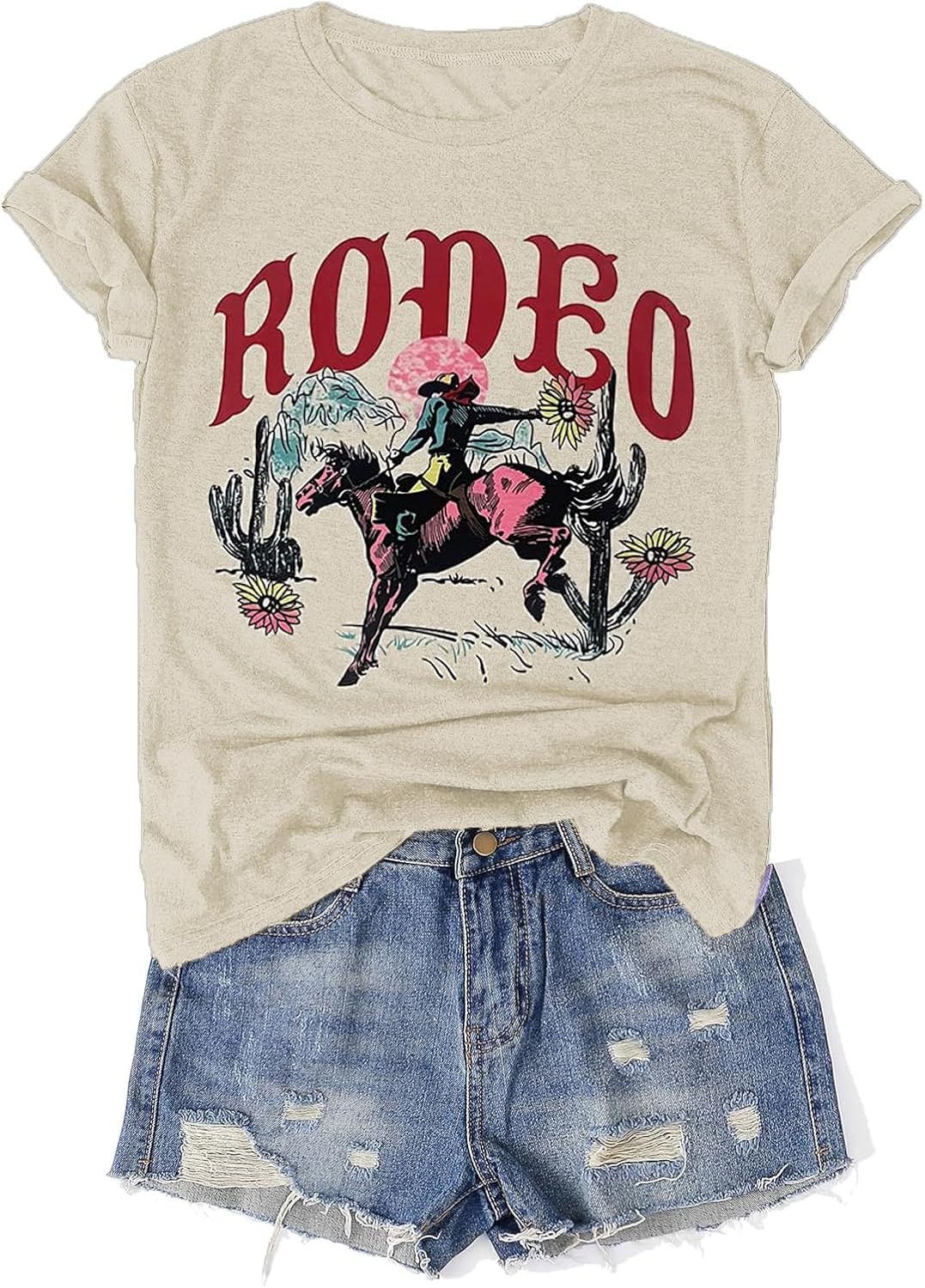 Western Rodeo for Women Retro Cowboy Graphic Cowgirl - Adult & Kids T-Shirts, Sweatshirts & Hoodies apparel design preview 1