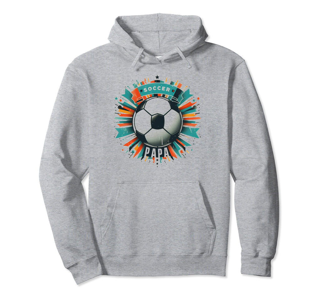 Soccer Papa Family Matching Dad Hoodie - Streetwear Style for Adults - T-Shirt, Sweatshirt, Hoodie