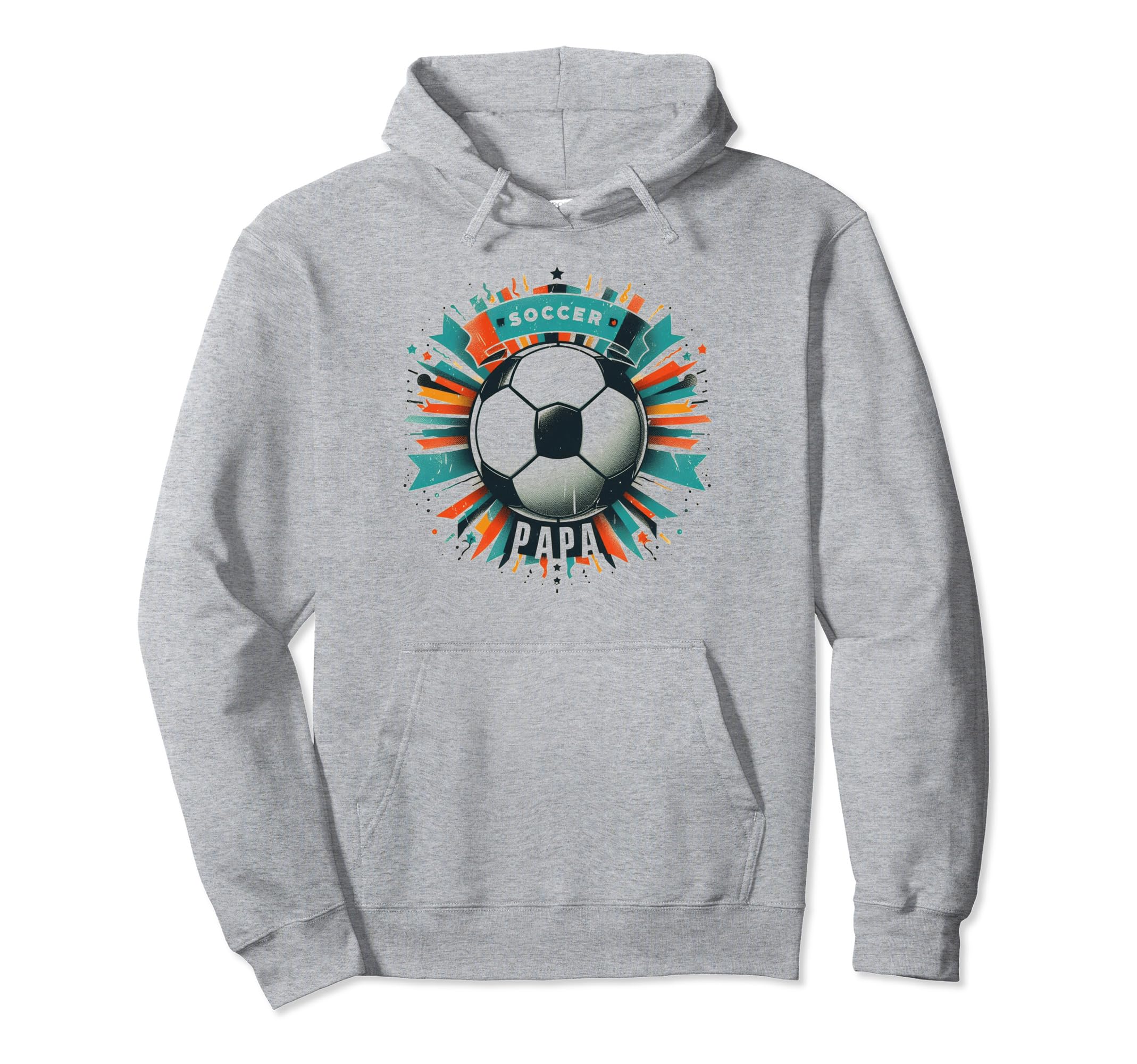 Soccer Papa Family Matching Dad Hoodie - Streetwear Style for Adults - T-Shirt, Sweatshirt, Hoodie