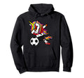 Funny Dabbing Unicorn Syria Football Hoodie - Casual Everyday Wear Unisex - T-Shirt, Sweatshirt, Hoodie
