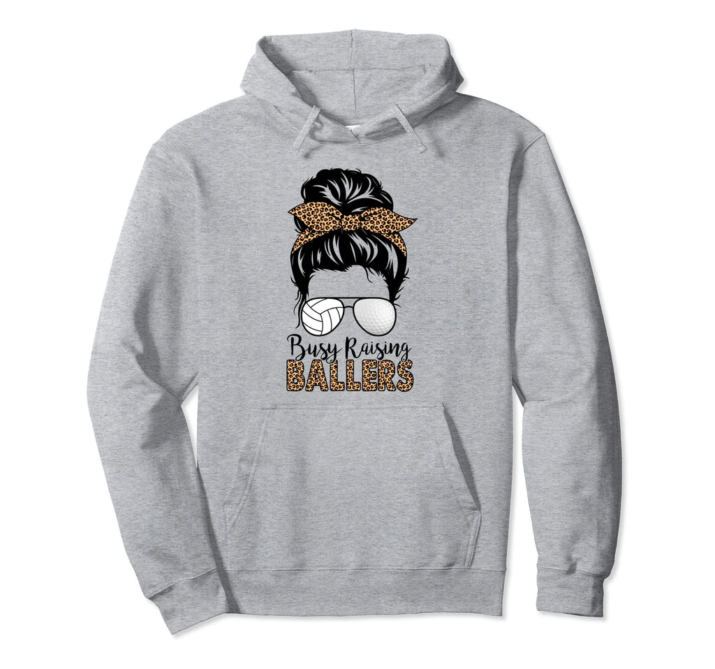 Busy Raising Ballers Golf Volleyball Hoodie - Novelty Apparel Men Women - T-Shirt, Sweatshirt, Hoodie