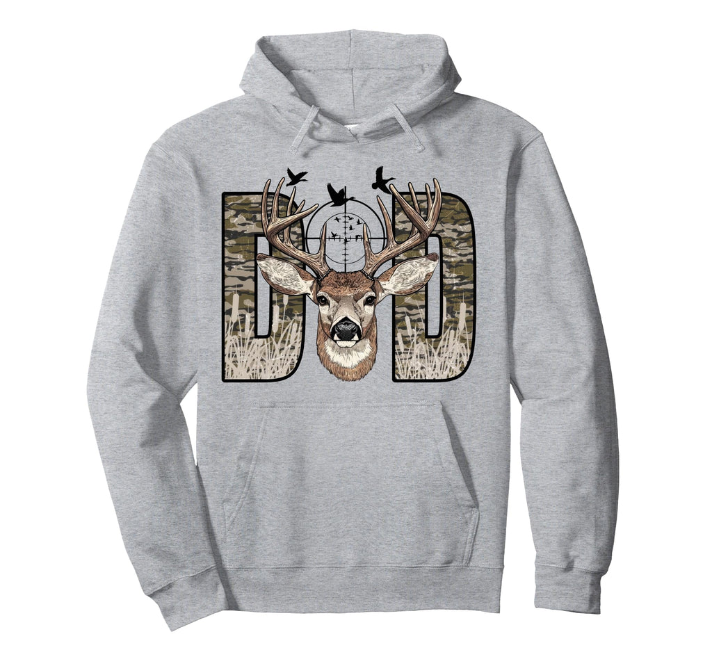 Old School Camo Dad Hunting Camouflage Hoodie - Trendy Graphic for Adults - T-Shirt, Sweatshirt, Hoodie