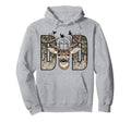 Old School Camo Dad Hunting Camouflage Hoodie - Trendy Graphic for Adults - T-Shirt, Sweatshirt, Hoodie