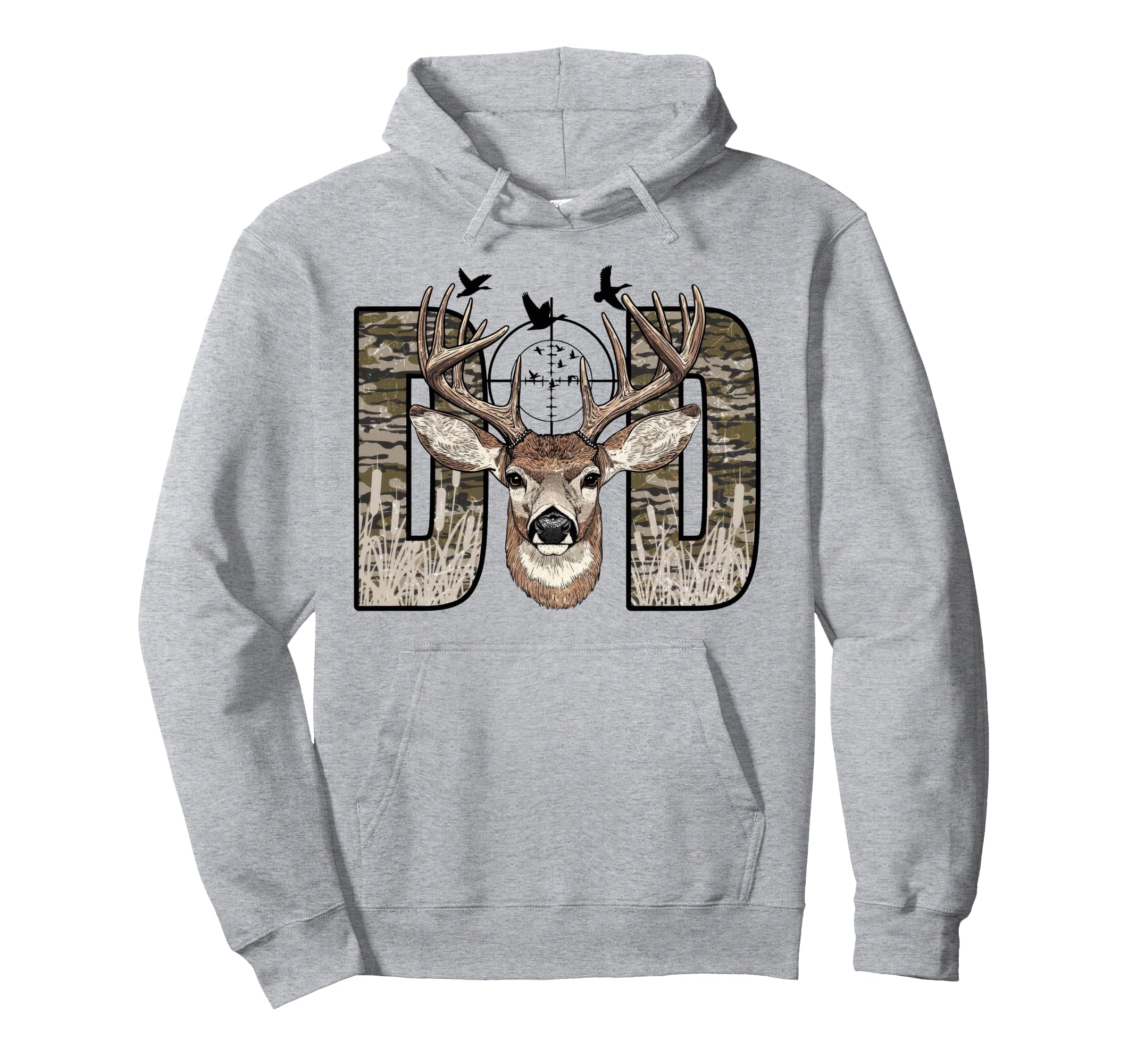 Old School Camo Dad Hunting Camouflage Hoodie - Trendy Graphic for Adults - T-Shirt, Sweatshirt, Hoodie