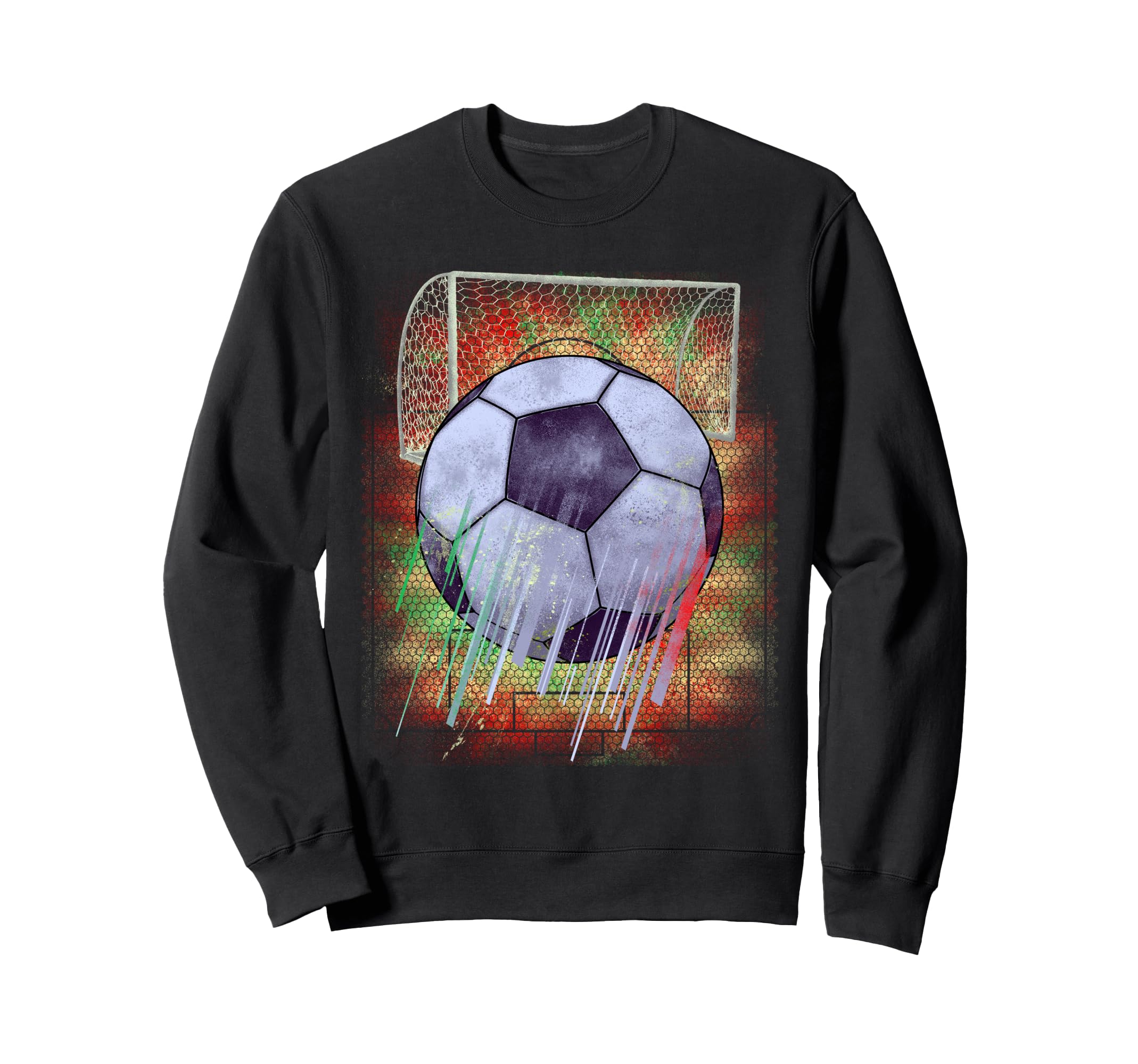 Soccer Football Soccer Players And Sweatshirt - Custom Art Print Men Women - T-Shirt, Sweatshirt, Hoodie