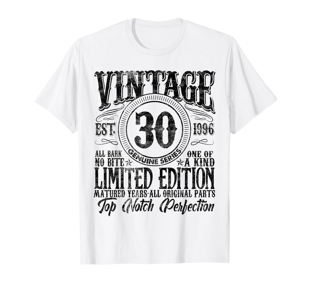 30 Year Old Gifts 1996 30Th Birthday T-Shirt - Fun Novelty Design Unisex - T-Shirt, Sweatshirt, Hoodie