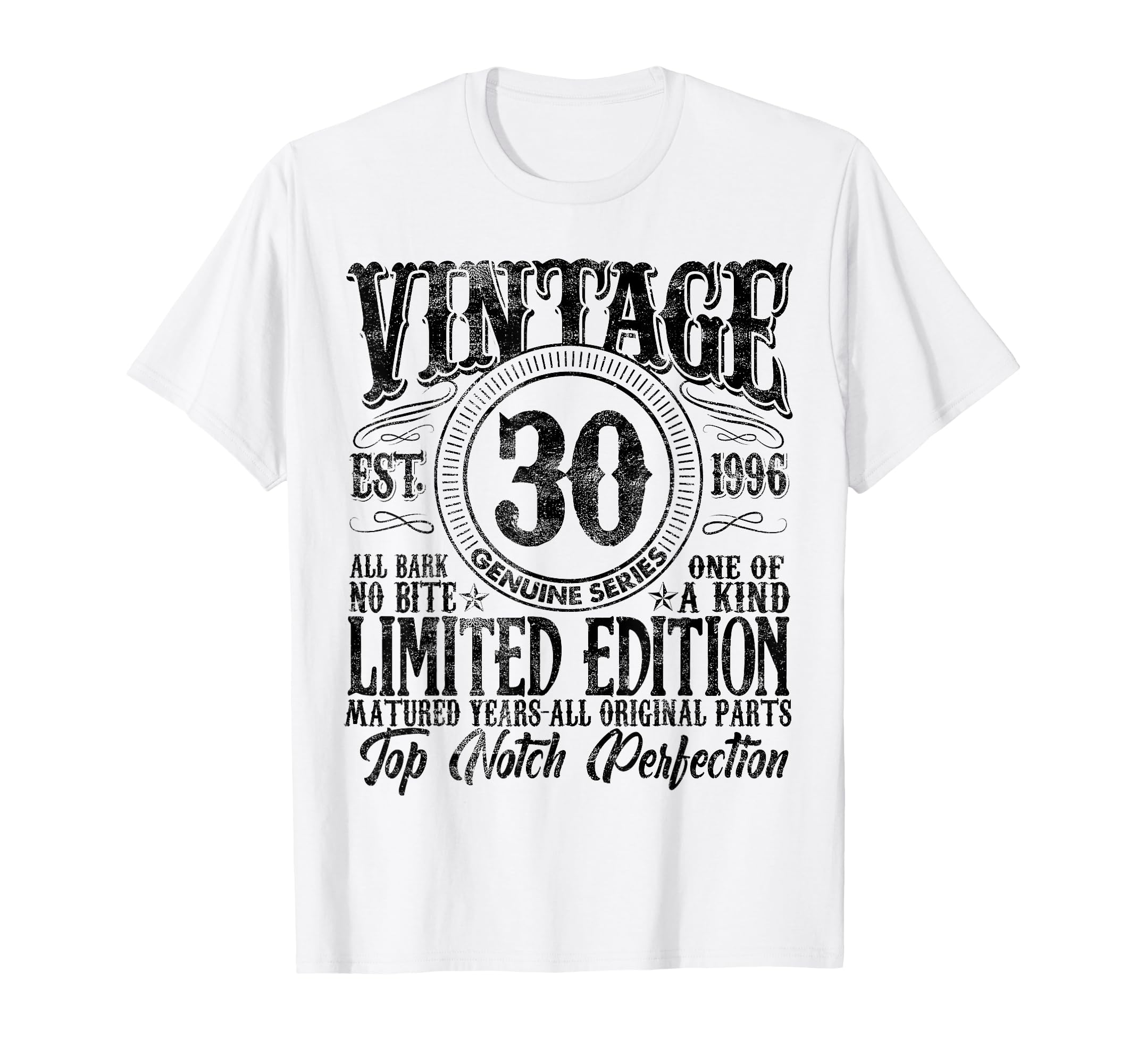 30 Year Old Gifts 1996 30Th Birthday T-Shirt - Fun Novelty Design Unisex - T-Shirt, Sweatshirt, Hoodie