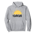 Nana Birthday First Trip Around Sun Hoodie - Aesthetic Graphic for Adults - T-Shirt, Sweatshirt, Hoodie